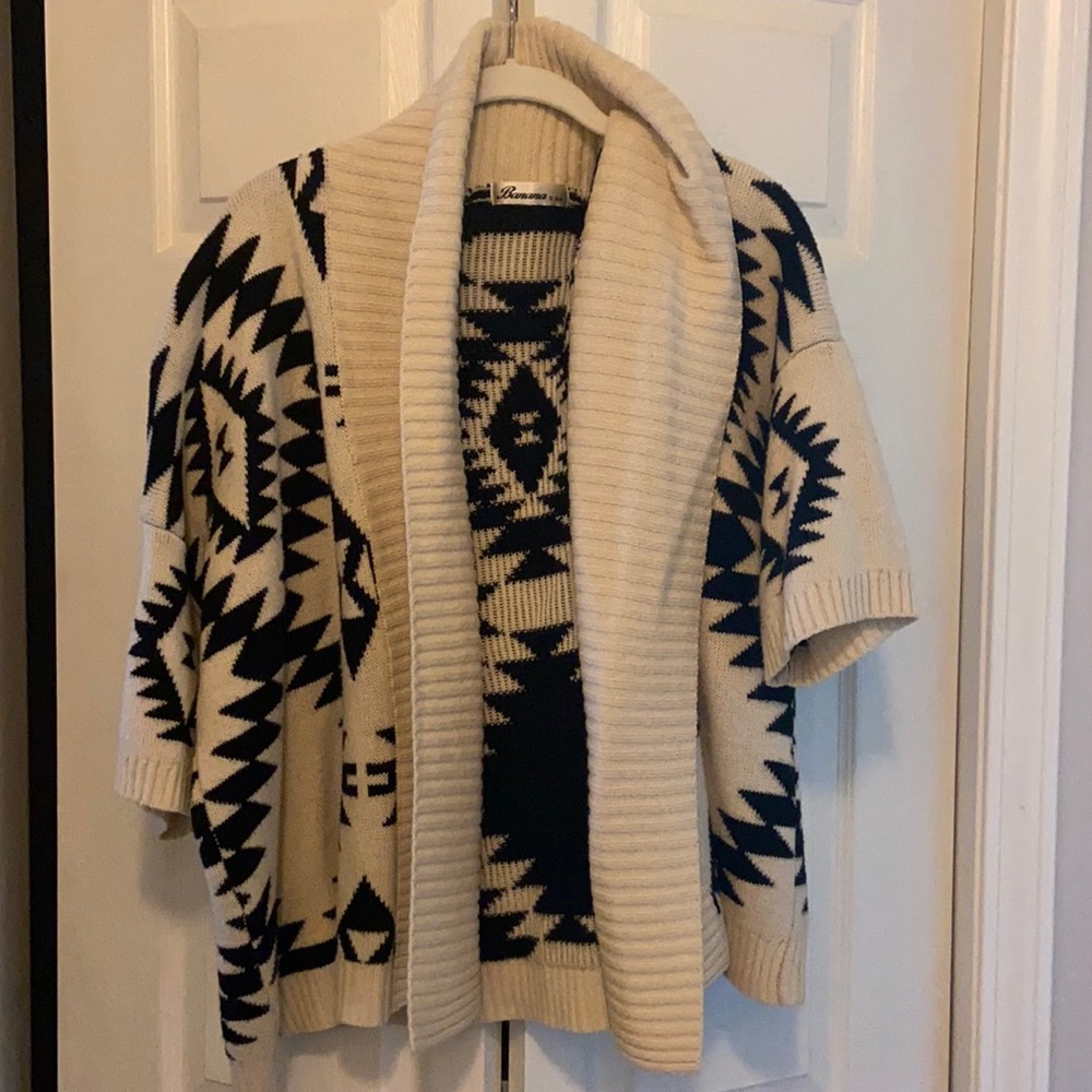 Banana USA Open Front Cardigan Sweater